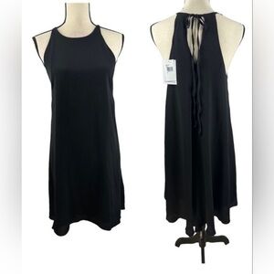 Fourteenth Place Nordstrom Sleeveless Black Midi Dress Medium NWT